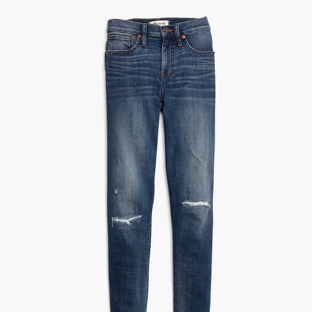 Madewell Petite Skinny Jeans: Rip&Repair Edition